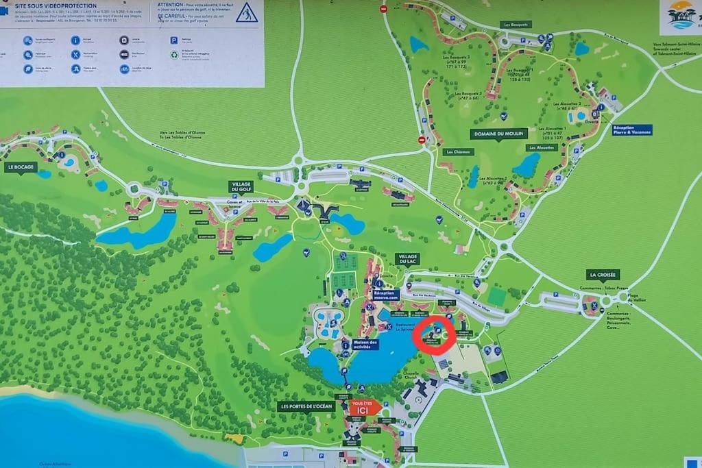 "Le Filet Du Lac" Appartement Atypique, 5 Personnes, Duplex, Vue Lac, Acces Parc Aquatique Gratuit Talmont-Saint-Hilaire Buitenkant foto